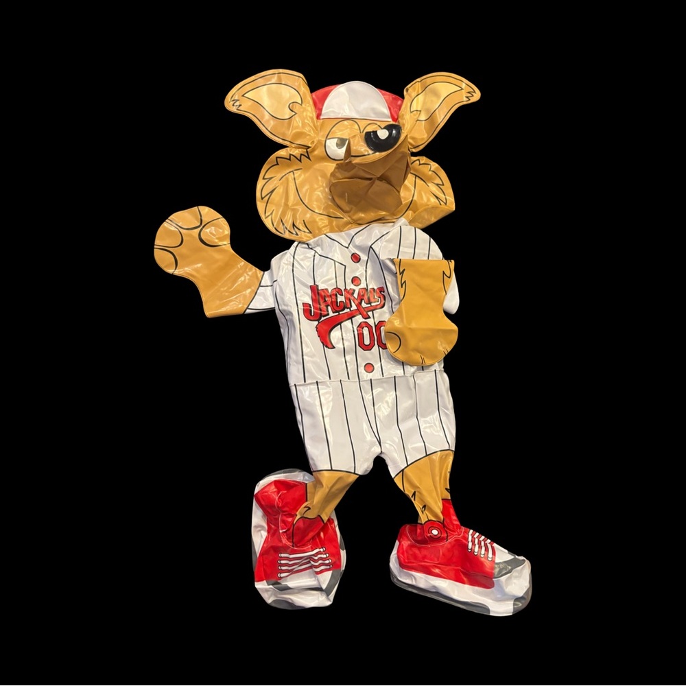 JACK THE JACKAL MASCOT NEW JERSEY JACKALS INFLATABLE 21”